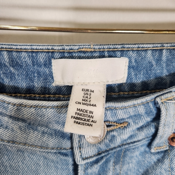 H&M Sky Blue Wide-Leg Jeans - Picture 3 of 10